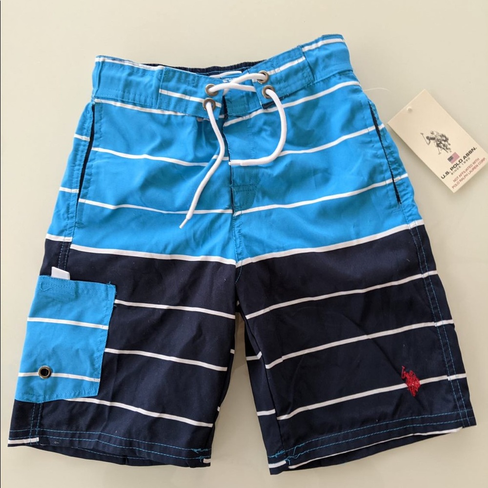 NWT US Polo Assn. Boys M swim trunks